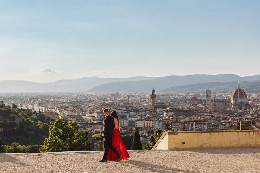 Marriage Proposal in San Miniato al Monte, Florence