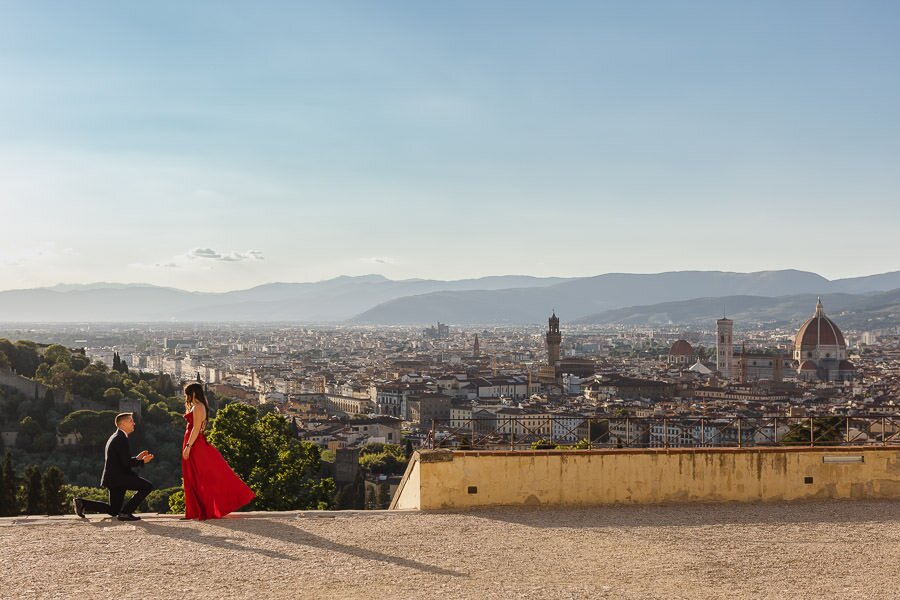 Marriage Proposal in San Miniato al Monte, Florence