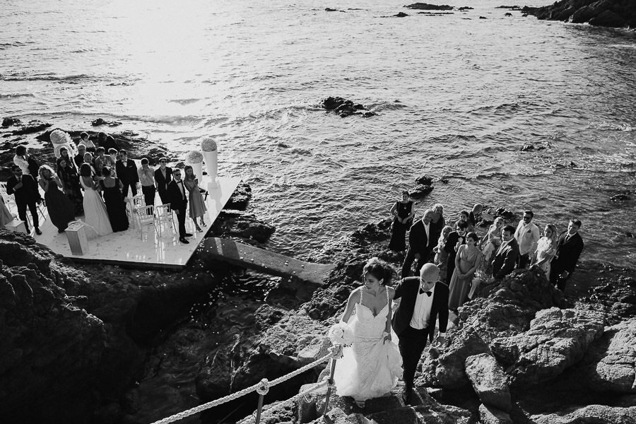 Ceremony at villa Parisi