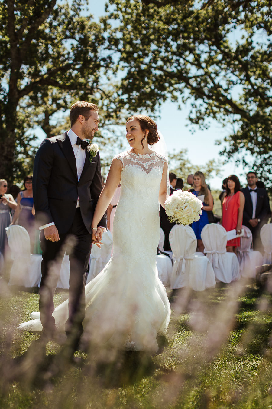 Wedding Ceremony: Castello di Meleto in Chianti