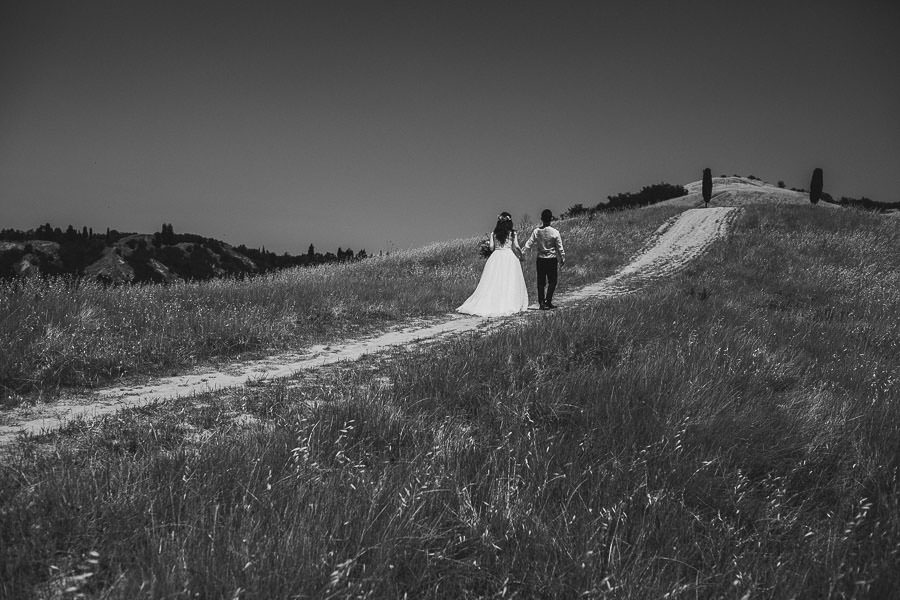 Servizio fotografico di matrimonio a Certaldo