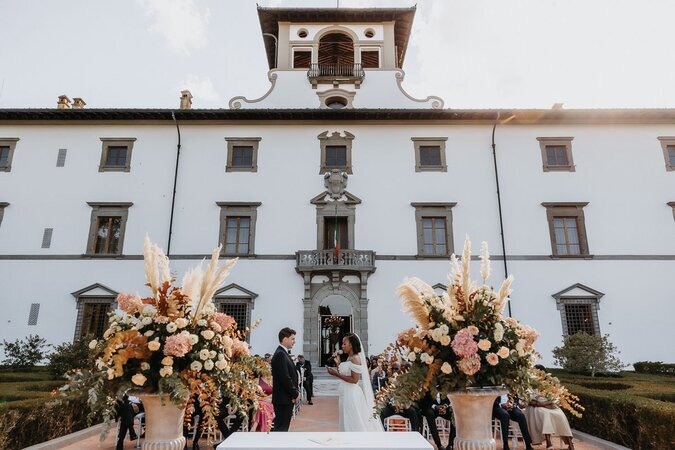 Un bellissimo matrimonio a Villa Castelletti, Signa, Firenze.